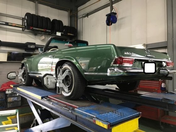 Mベンツ113-280SLオーバーホール済みエンジン販売メカポン付き