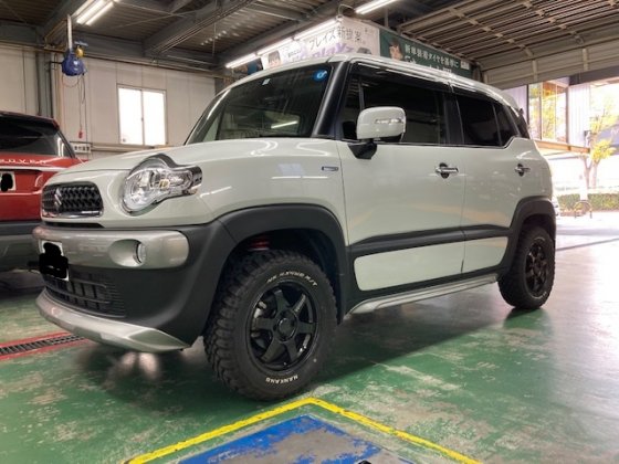 MN71S スズキ・クロスビーにホイールスペーサー取付け スズキ