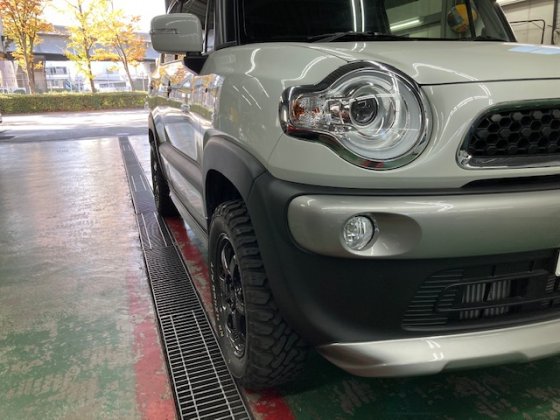 MN71S スズキ・クロスビーにホイールスペーサー取付け スズキ